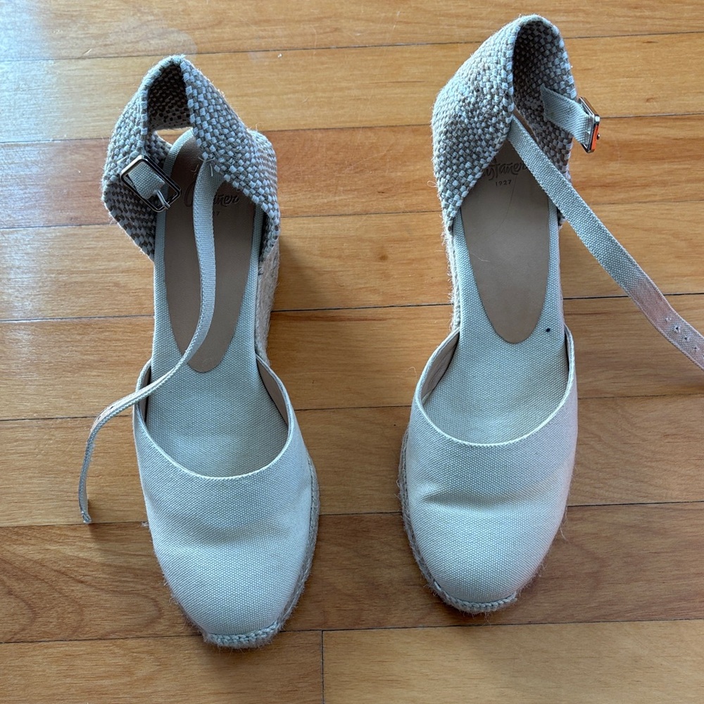 Women's Castaner Cream Espadrille Shoes